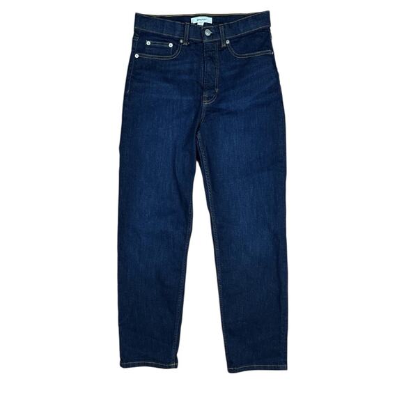 SPANX Lycra Ankle Slim Jean Hayward Wash Mid Rise Stretch Denim Size 8 NEW - Picture 1 of 11